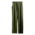 Women's Elegant Relaxed Fit Pants with Elastic Waist