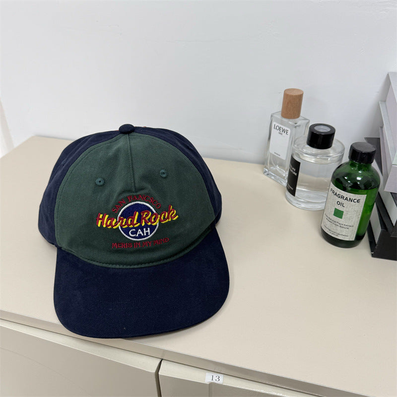 Men's Vintage-Inspired Embroidered Baseball Cap