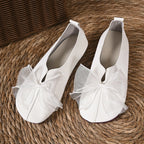 Women's Ballet Flats with Decorative Bow Detail