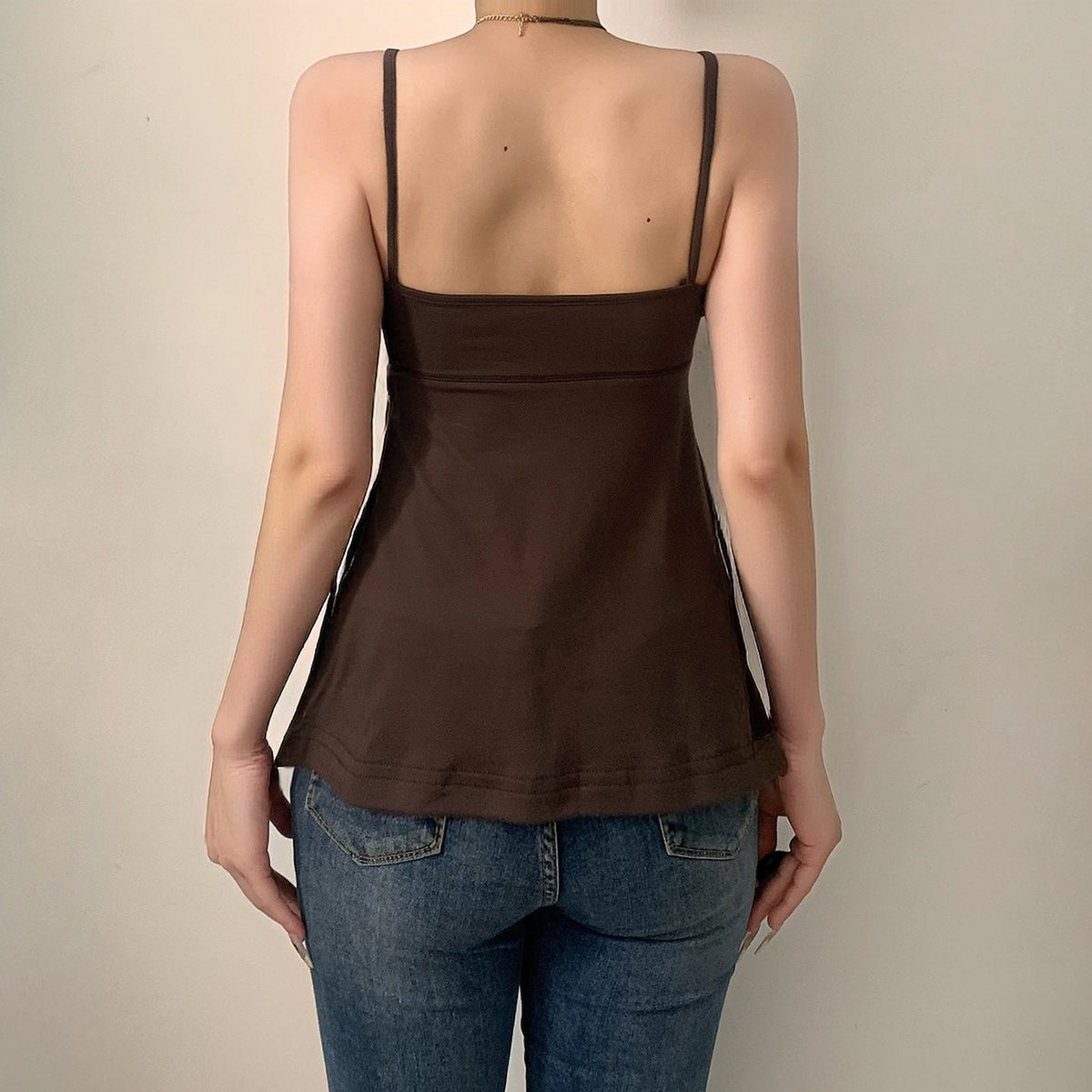 Women's Bustier Top with Lace Inserts
