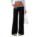 Elegant and Comfortable Casual Trousers with Fashionable Waistband