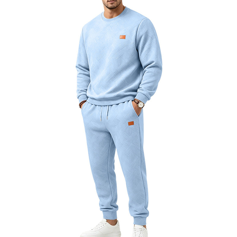 Men's Patterned Comfort Sweat Set