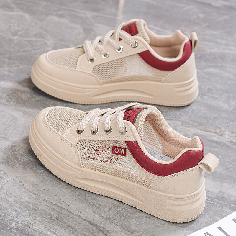 Women's Breathable Sport Sneakers with Fashionable Accents