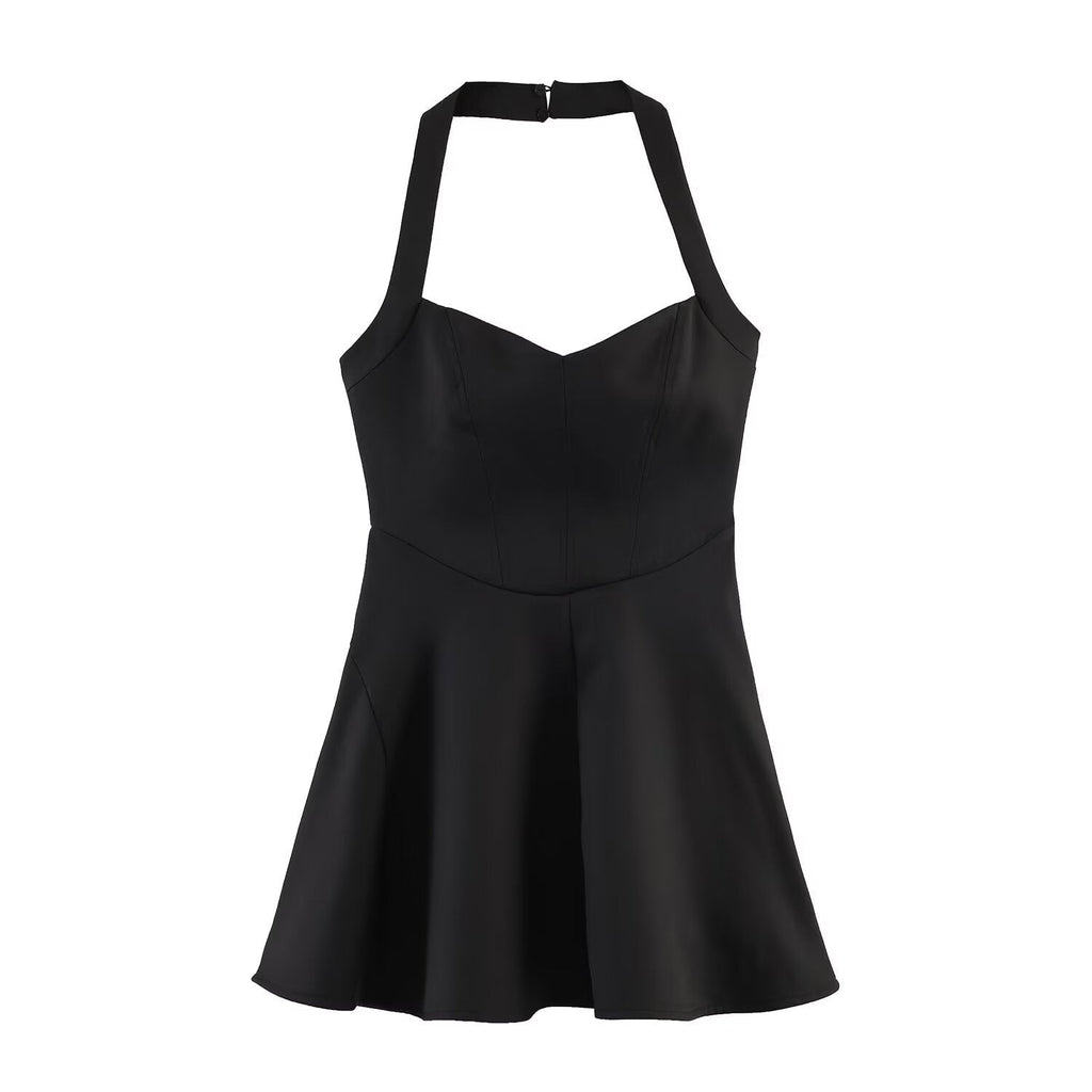 Women's A-Line Halterneck Dress