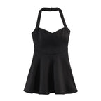 Women's A-Line Halterneck Dress