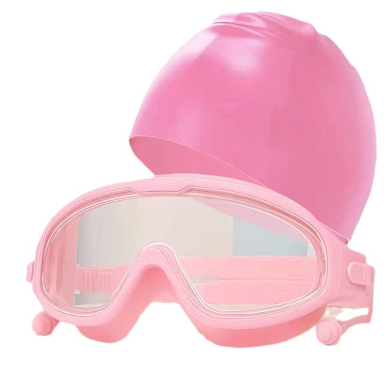 Diving Goggles with Silicone Rim and Waterproof Earplugs