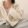 Women's Hooded Zip-Up Cardigan