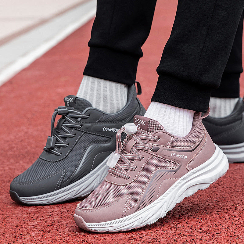Women's Breathable Running Sneakers with Quick-Lace System