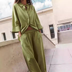 Casual Linen Shirt Blouse