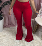 Women's High-Waisted Bootcut Leggings in Soft Jersey