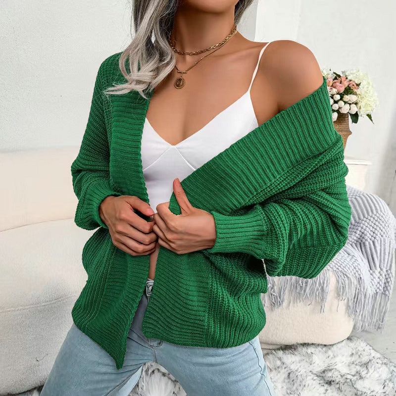 Cozy Knit Cardigan with Oversized Cut