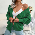 Cozy Knit Cardigan with Oversized Cut
