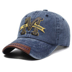 Men's Distressed Patch Baseball Cap