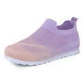 Women's Breathable Slip-On Sneakers with Elastic Upper