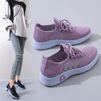 Women's Breathable Running Shoes with Flexible Sole and Innovative Upper