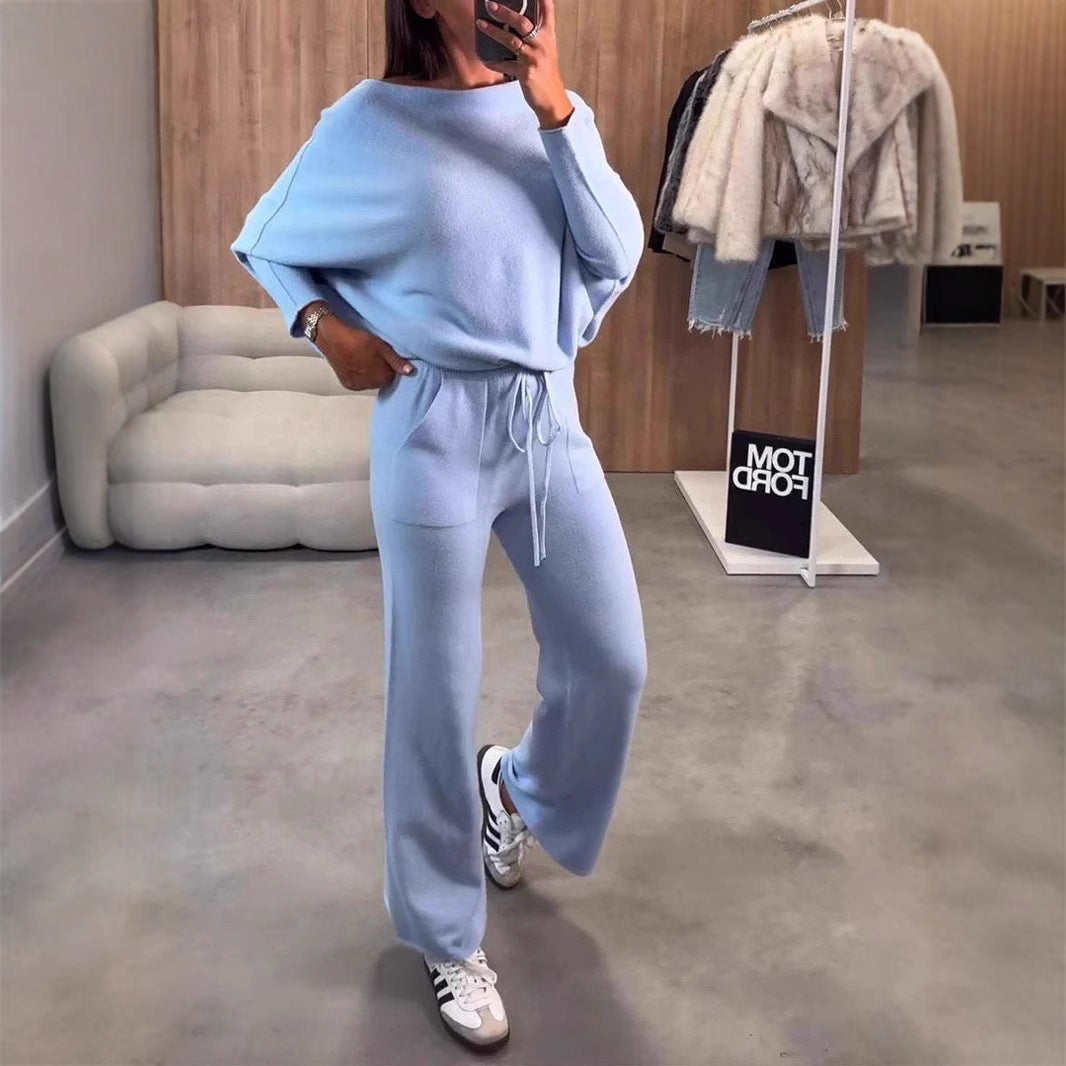Women's Comfortable and Elegant Loungewear Set with Wide Cut