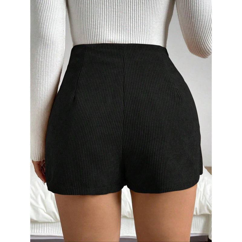 Women's Mini Skirt with Button Details