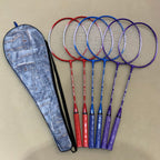 Kalsten Badminton Racket Set with Multicolored Rackets and Protective Cover