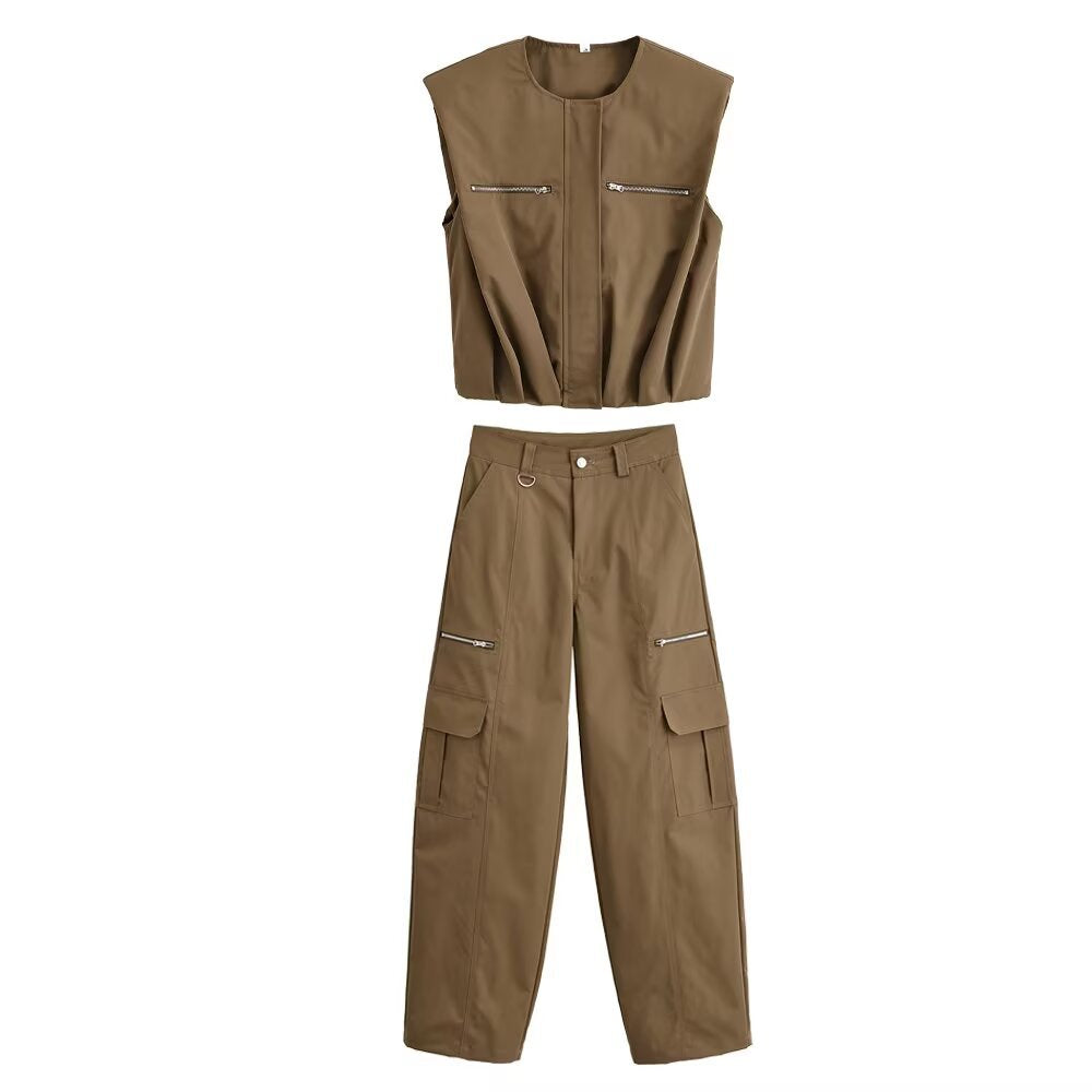 Women's Cargo Pants with Side Pockets