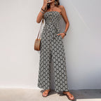 Everyday Jumpsuit with Elastic Bodice and Pattern