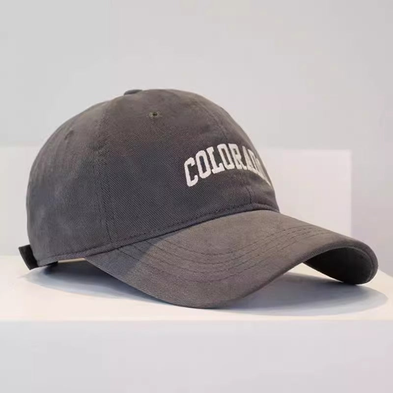 Men's Cotton Adjustable Embroidered Baseball Cap