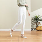 Women's High-Waisted Chino Pants