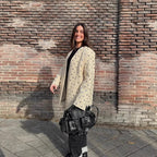 Elegant Blazer Jacket with Stone Embellishments