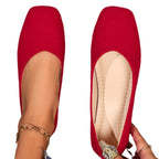 Women's Minimalist Ballet Flats with Anatomical Footbed