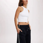 Women's Comfortable Leisure Pants with Fashionable Stripes