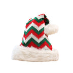 Festive Christmas hat with plush trim