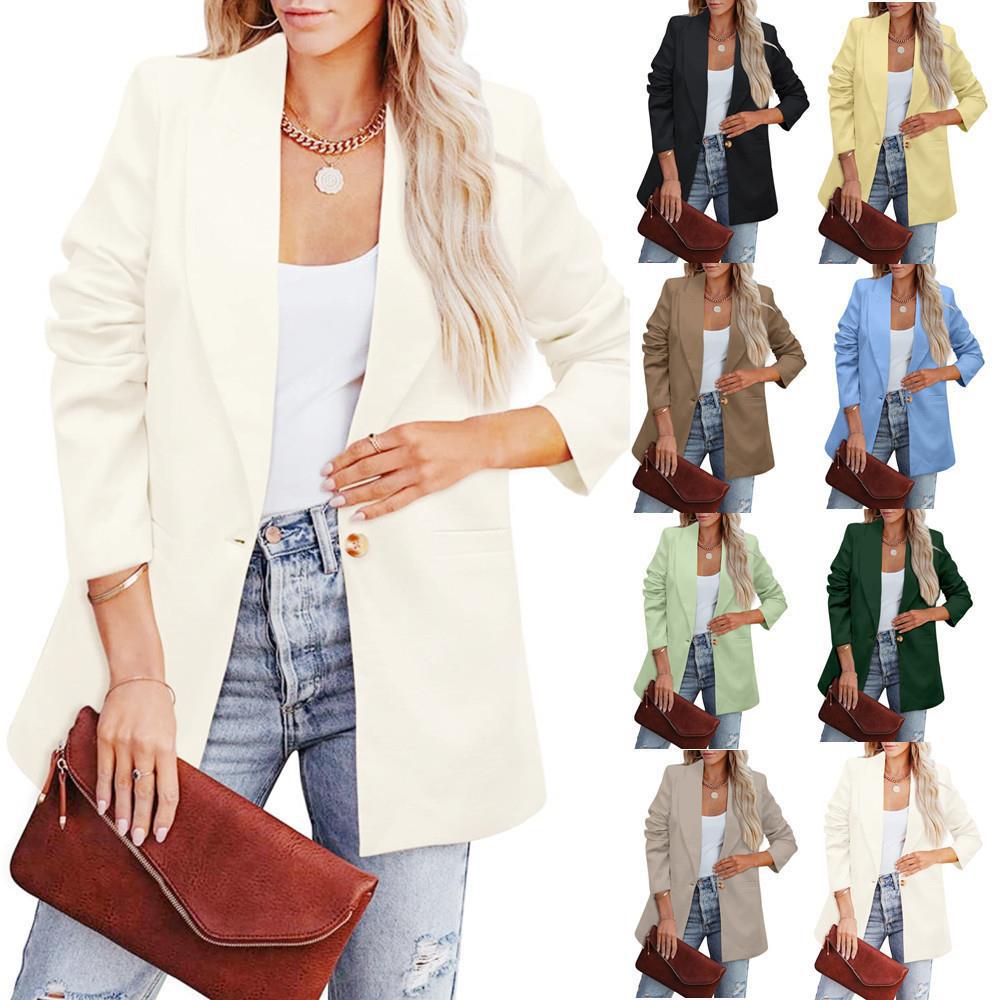 Elegant Casual Blazer with Two Pockets