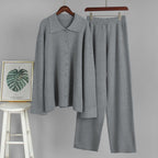 Women's Comfortable Knit Ensemble in Soft Cotton
