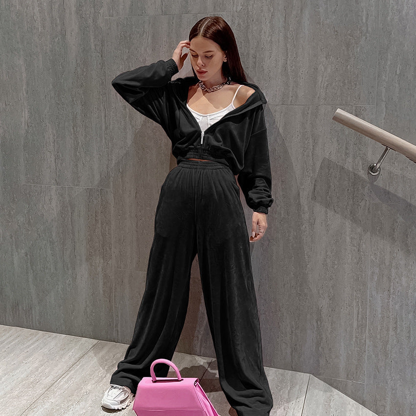 Women's Comfortable Wide-Cut Tracksuit