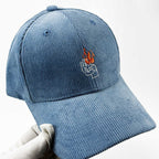 Corduroy Graphic Baseball Cap