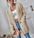 Women's Fluffy Open Cardigan