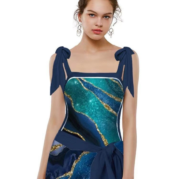 Women's Swimsuit with Elegant Wrap Skirt