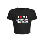 Women's Blood Pressure Print Crop T-Shirt