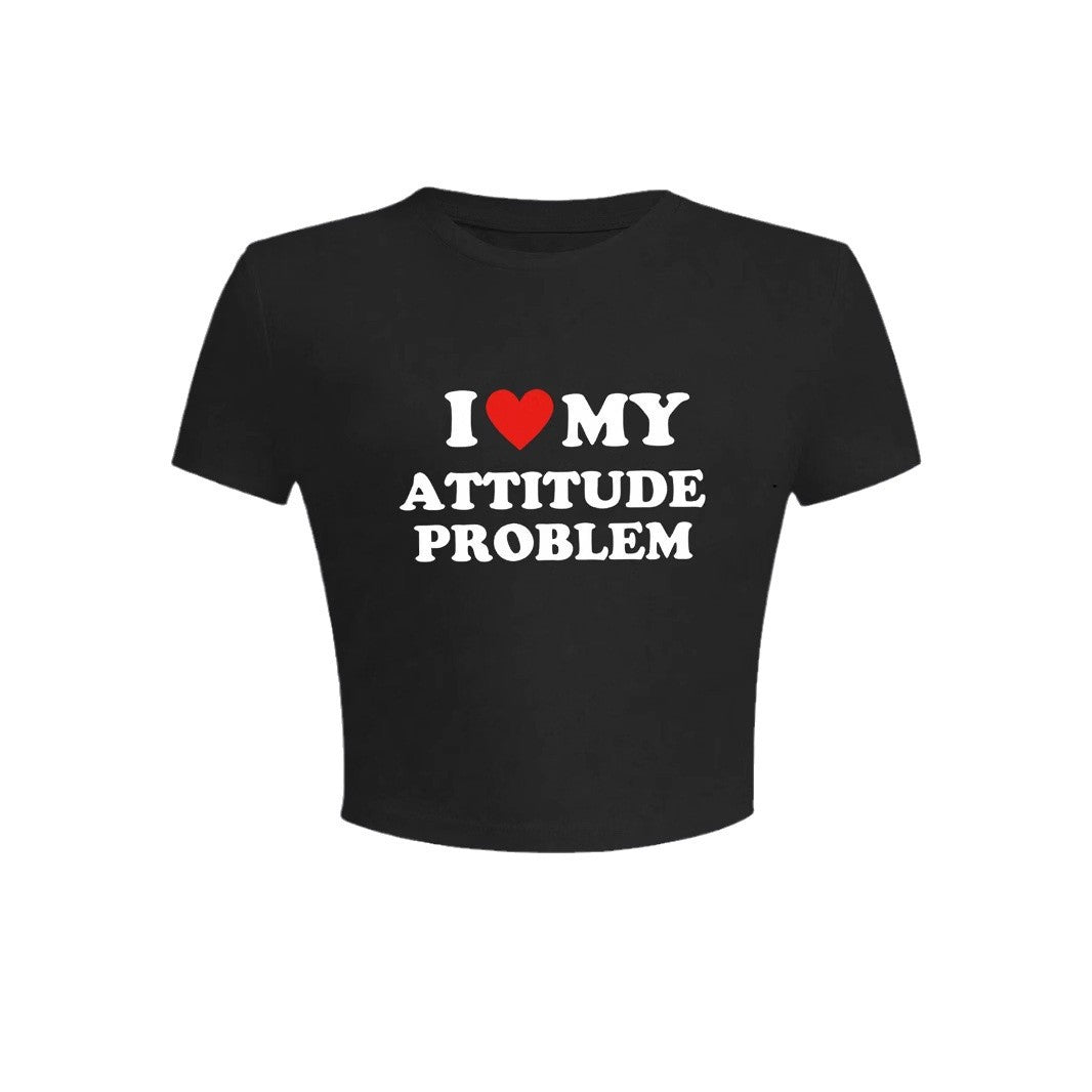 Women's Blood Pressure Print Crop T-Shirt