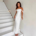Women's Elegant Satin Evening Dress