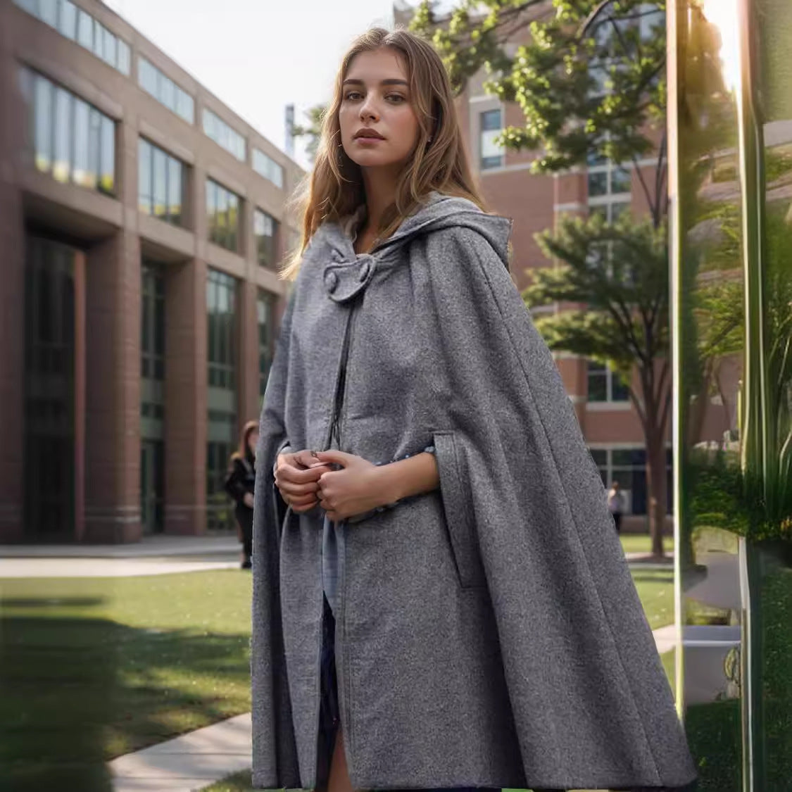 Women's Elegant Hooded Cape