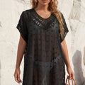 Women's Airy Beach Overall with Crochet Details