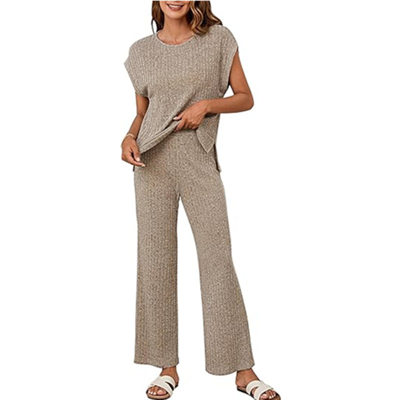 Women's Knitted Two-Piece Suit