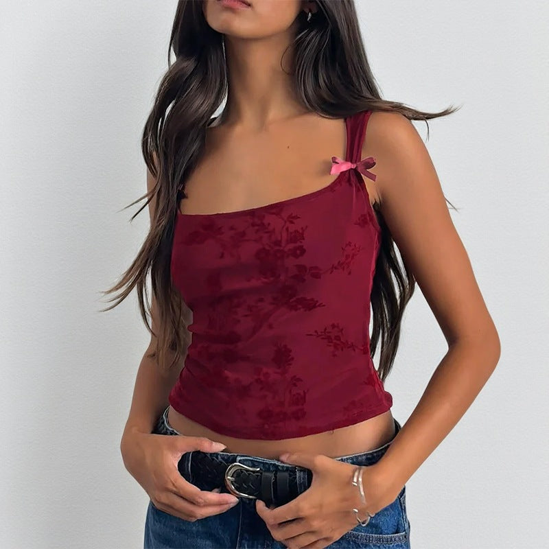 Women's Floral Crop Top