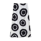 Women's Maxi Skirt with Graphic Pattern and Side Slit