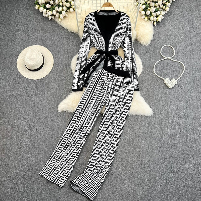 Graphic Print Loungewear Set