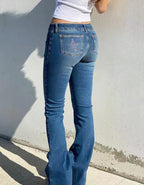Women's Bootcut Jeans with Pockets
