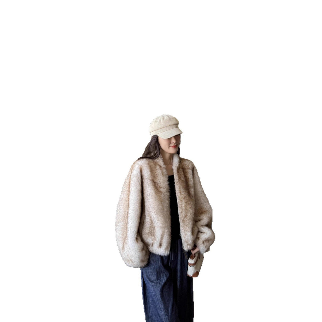 Women's Elegant and Cozy Short Jacket with Wide Sleeves