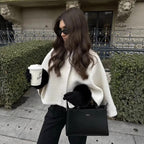 Elegant Hooded Jacket in Versatile Cut