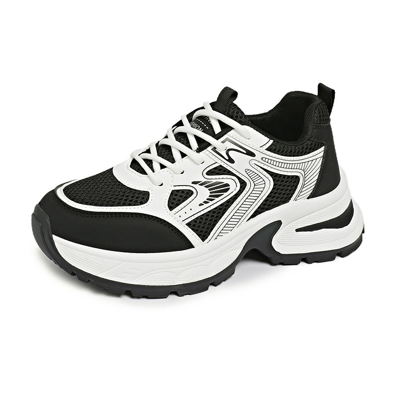 Women's Breathable Sport Sneakers with Cushioning Sole and Non-slip Tread