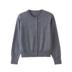 Elegant Knit Cardigan with Fine Buttons